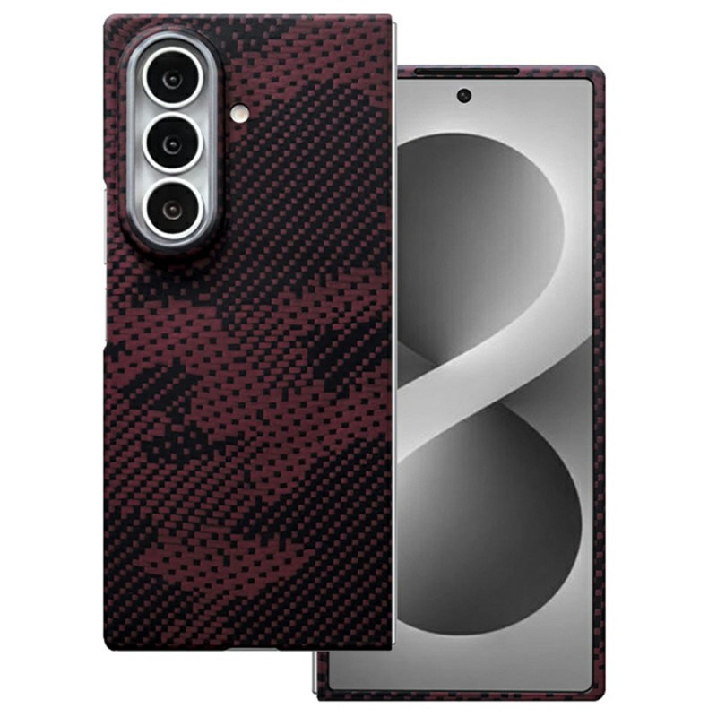 Samsung Galaxy Z Fold 8 Ultra magnetische hoes van aramidevezel met camouflagepatroon