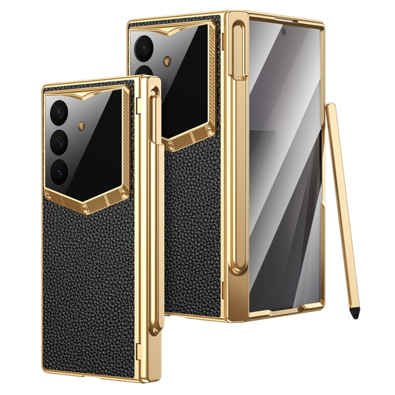 Samsung Galaxy Z Fold 8 Ultra-hoesje met stylushouder en gehard glas