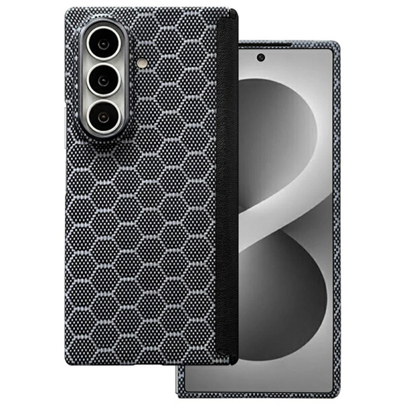Samsung Galaxy Z Fold 8 Ultra magnetische hoes van aramidevezel met honingraatstructuur en scharnierbescherming