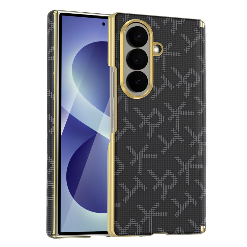 Samsung Galaxy Z Fold 8 Ultra-hoesje met magnetische, gepixelde letters en bescherming voor het scharnier