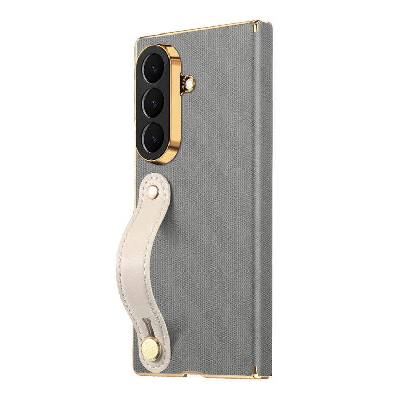 Samsung Galaxy Z Fold 8 Ultra-hoesje met polsband en bescherming voor het dubbel scharnier