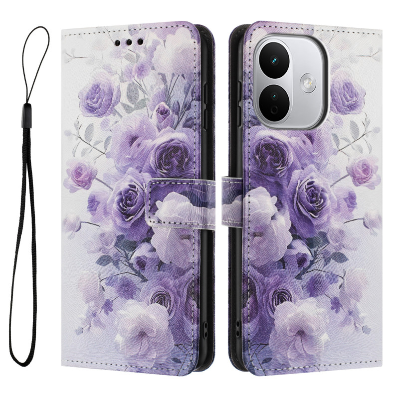 Hoesje voor Xiaomi Redmi Note 17 Pro 5G in roze en paars