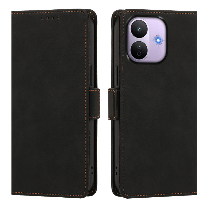 Xiaomi Redmi Note 17 Pro 5G-hoesje met suède-look en stiksels