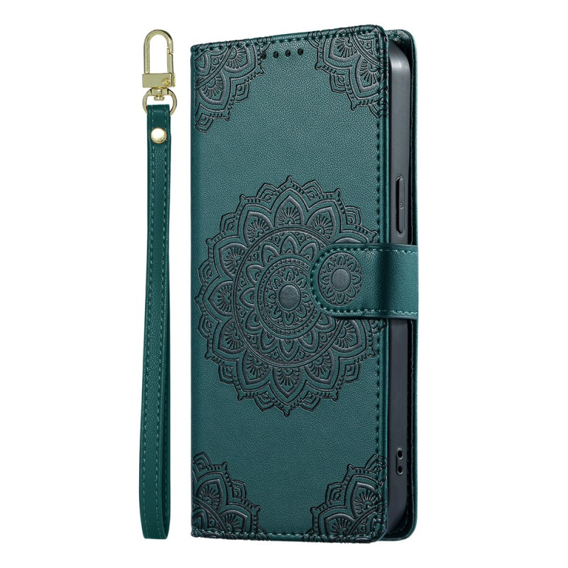 Xiaomi Redmi Note 17 Pro 5G-hoesje met Mandala Floral-motief en draagriempje