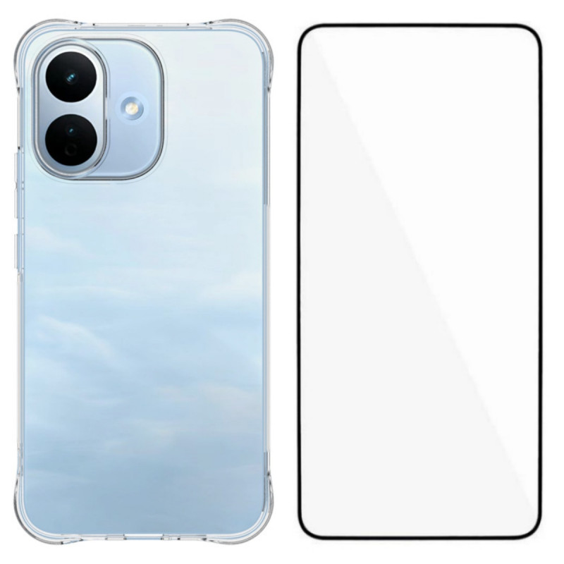 Doorzichtige hoes voor de Xiaomi Redmi Note 17 Pro 5G met screenprotector
