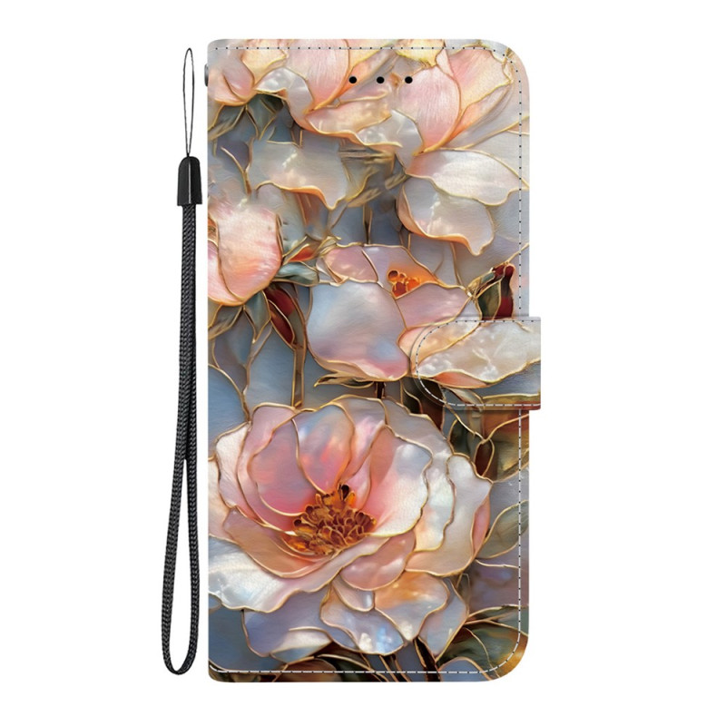 Hoesje voor Xiaomi Redmi Note 17 Pro 5G in de kleur Gouden Pioenroos