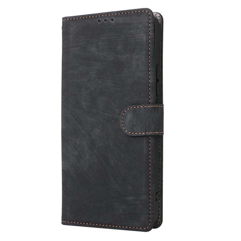 Xiaomi Redmi Note 17 Pro 5G-hoesje met suède-look en riem