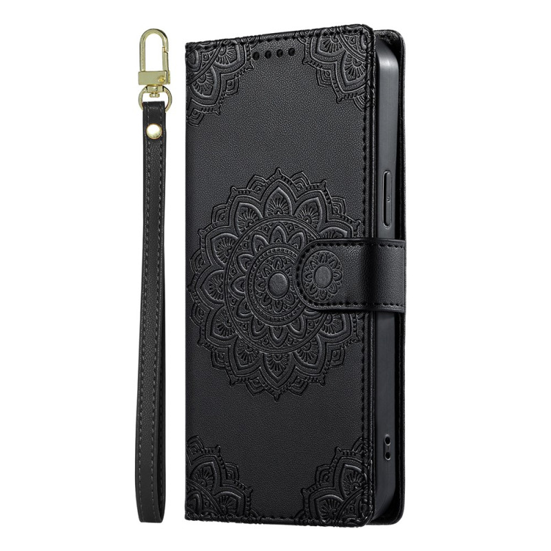 Xiaomi Redmi Note 17 Pro Max 5G-hoesje met Mandala Floral-motief en draagriempje