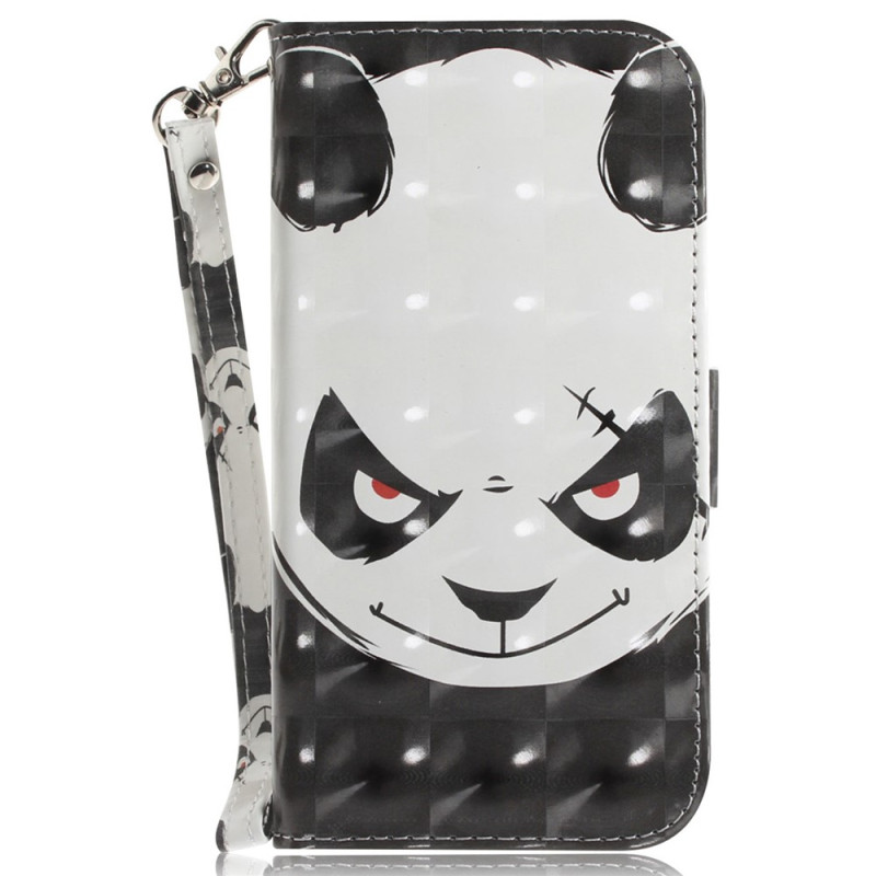 Xiaomi Redmi Note 17 Pro Max 5G Angry Panda-hoesje met draagriem