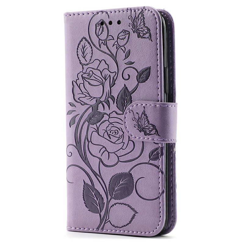 Hoesje voor Samsung Galaxy S26 FE met rozen en vlinders