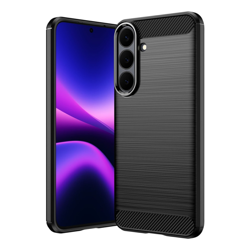 Samsung Galaxy S26 FE-hoesje van geborsteld koolstofvezel