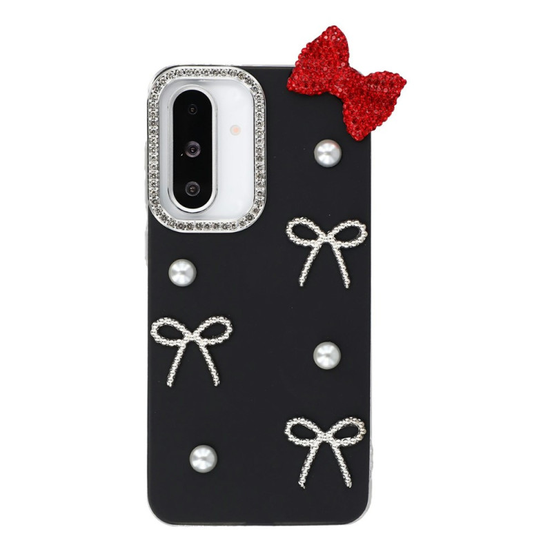 Samsung Galaxy S26 FE-hoesje met knopen en strass-steentjes