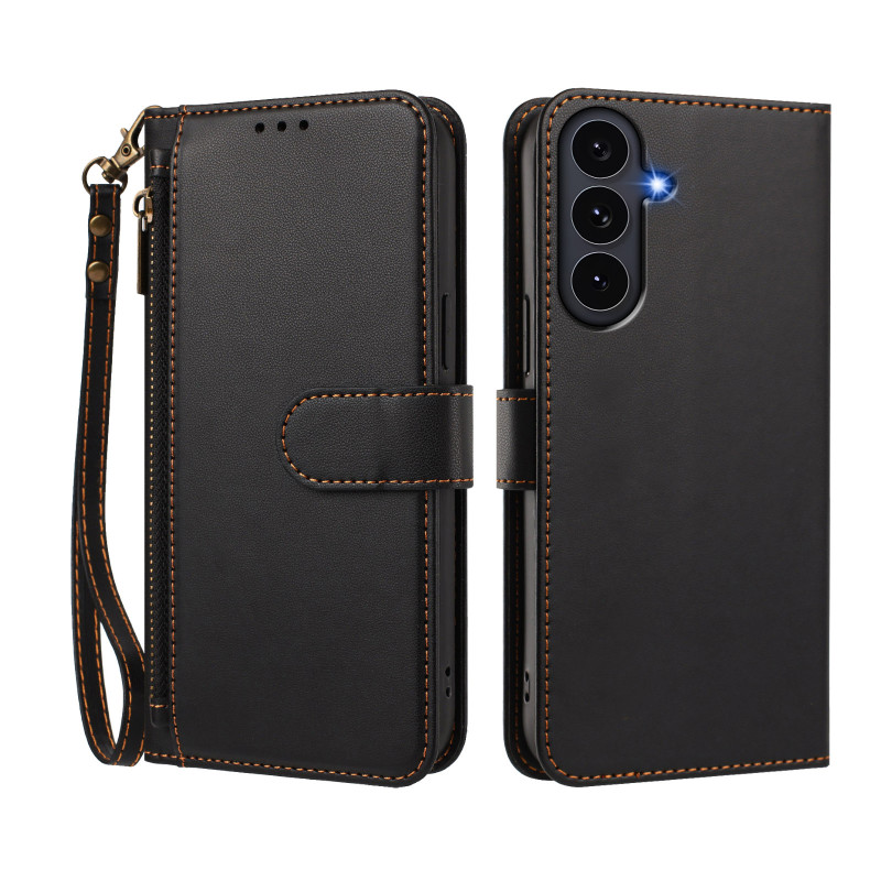 Samsung Galaxy S26 FE-hoesje in klassiek ontwerp met draagriem