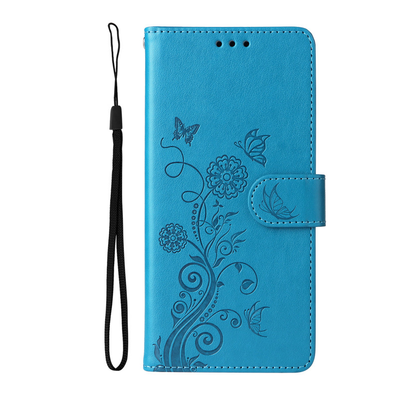 Xiaomi Redmi 17C 5G-hoesje met vlinders en bloemen