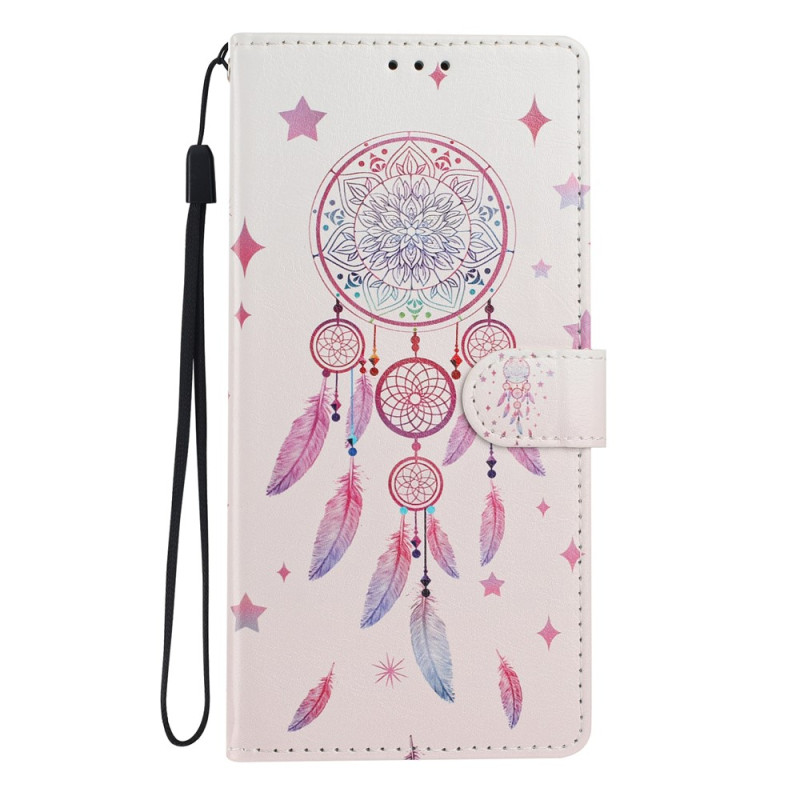 Xiaomi Redmi 17C 5G-hoesje met droomvanger in aquarelstijl