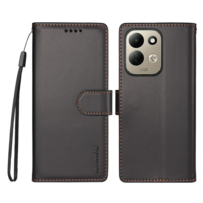 Hoesje voor Xiaomi Redmi 17 5G / 4G met leerlook van BINFEN COLOR