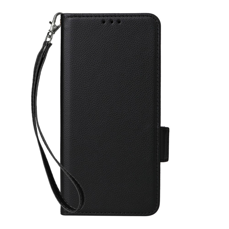 Xiaomi Redmi 17 5G / 4G-hoesje van kunstleer met riem