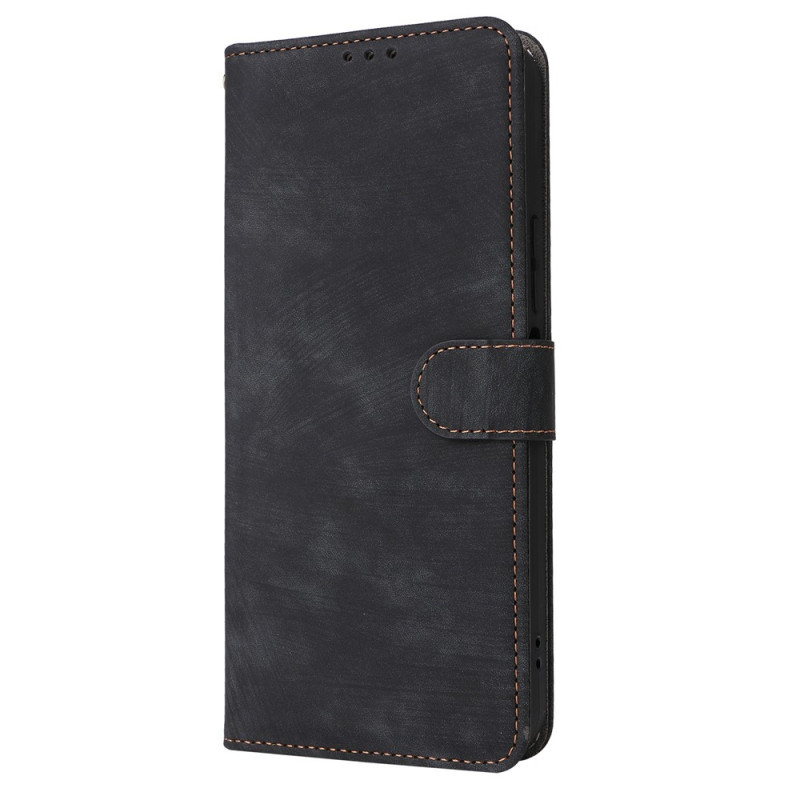 Xiaomi Redmi 17 5G / 4G-hoesje met suède-look en draagriempje (RFID)