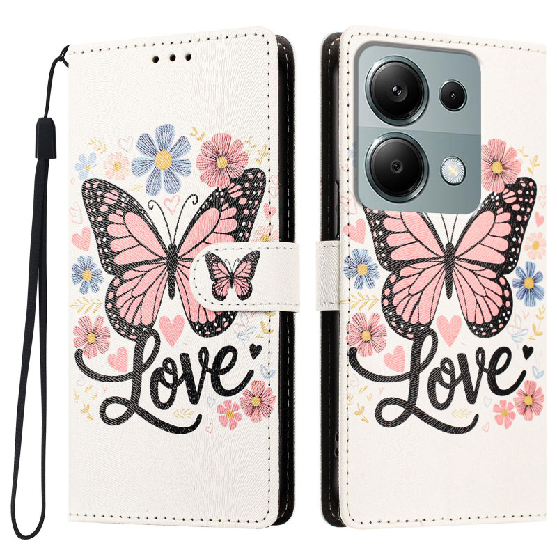 Hoesje voor Xiaomi Redmi 17 5G / 4G Love Papillons
