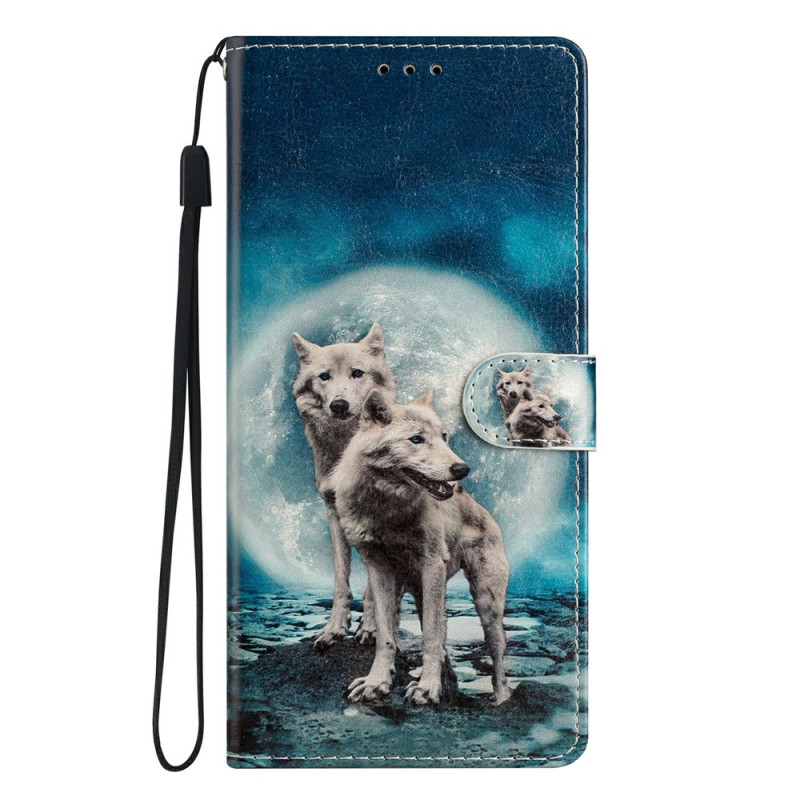 Hoesje voor Xiaomi Redmi 17 5G / 4G met twee wolven
