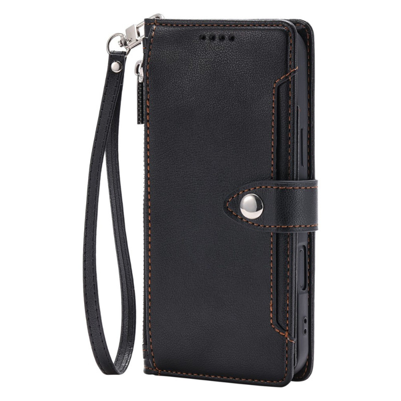 Xiaomi Redmi 17 5G / 4G-hoesje in portemonnee-stijl met litchi-textuur