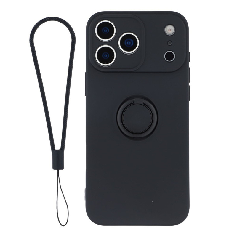 iPhone 18 Pro / 17 Pro-hoesje met ringhouder en draagkoord