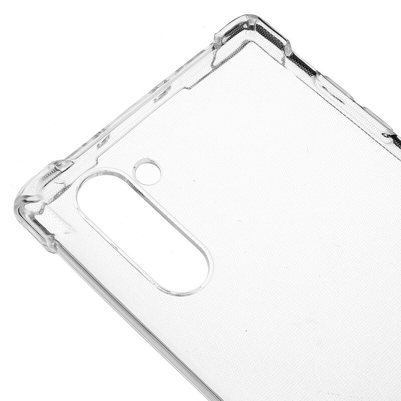Samsung Galaxy Note 10 Transparante Shell versterkte hoeken
