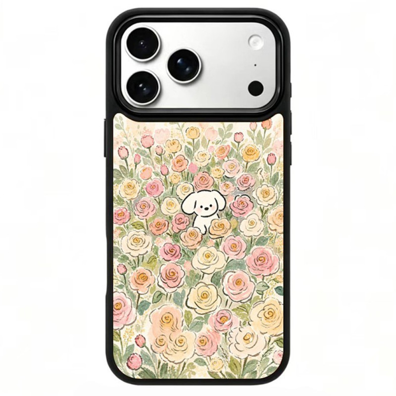 Magnetisch iPhone 18 Pro / 17 Pro-hoesje van Five Elements met hondmotief