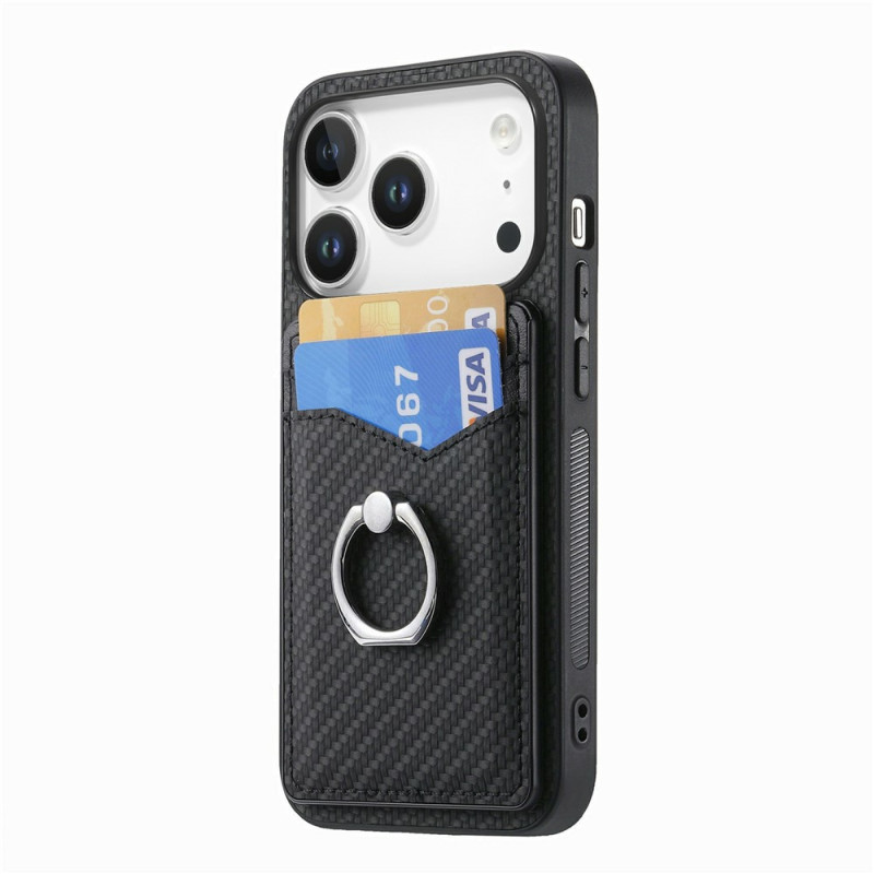 iPhone 18 Pro / 17 Pro-hoesje met kaarthouder en ringhouder