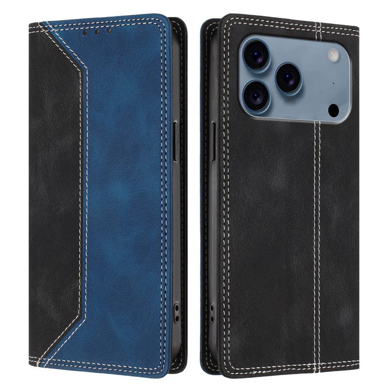 Tweekleurige flipcover voor iPhone 18 Pro Max / 17 Pro Max