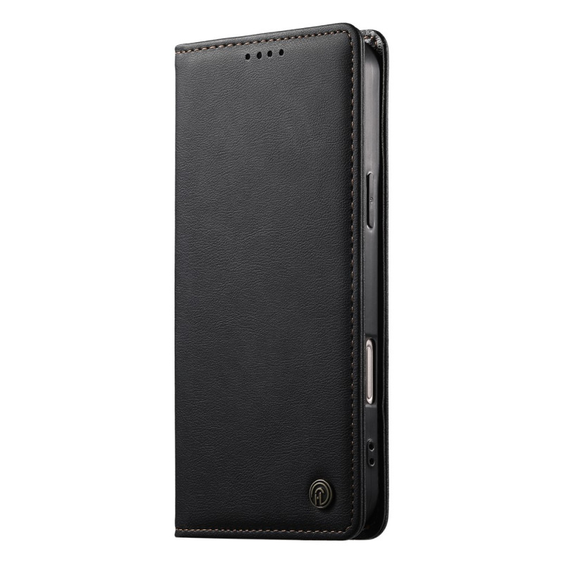 Flipcover voor iPhone 18 Pro Max / 17 Pro Max van leer van DIERFENG