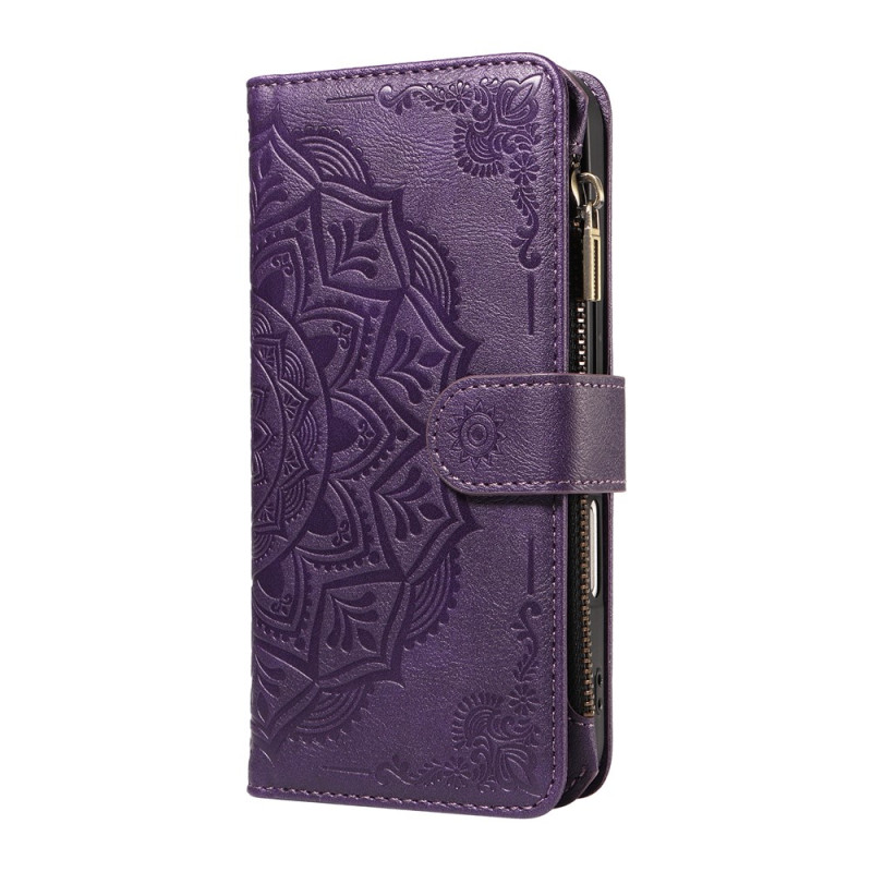 iPhone 18 Pro Max / 17 Pro Max-hoesje met mandala-gravure en draagriempje