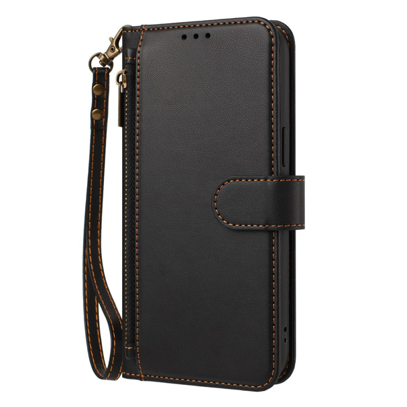 iPhone 18 Pro Max / 17 Pro Max-hoesje met vakje met rits en draagriem