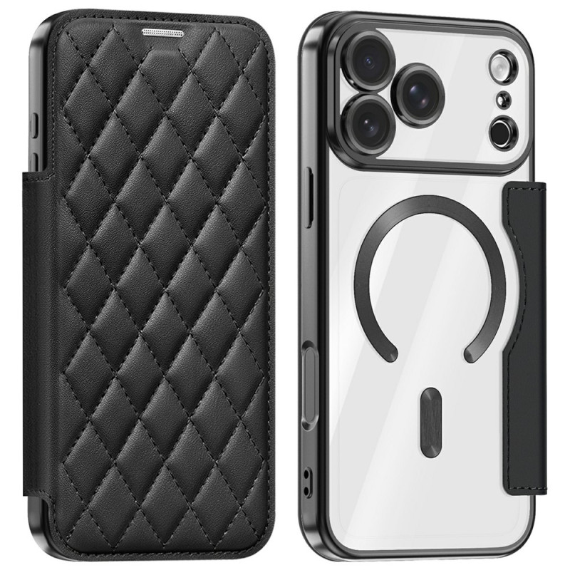 Flipcover voor iPhone 18 Pro Max / 17 Pro Max met gewatteerde binnenkant