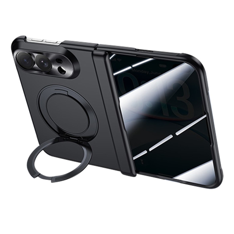 Coque iPhone Duo Magnétique avec Verre Anti-Espion et Support 360°