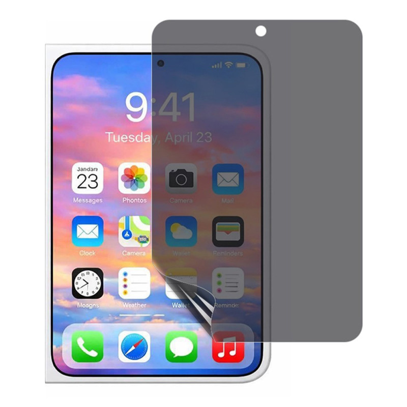 Film de Protection Anti-Espion pour Écran Extérieur iPhone Duo