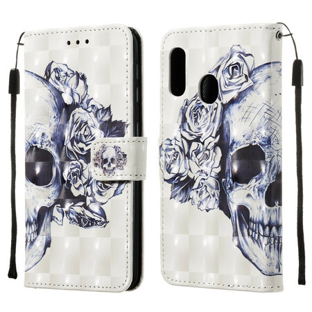 Samsung Galaxy A20e Schedel en gekruiste beenderen Case