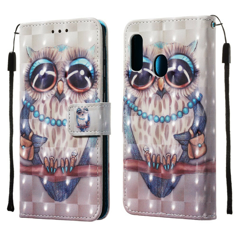 Samsung Galaxy A20e Hoesje Miss Owl