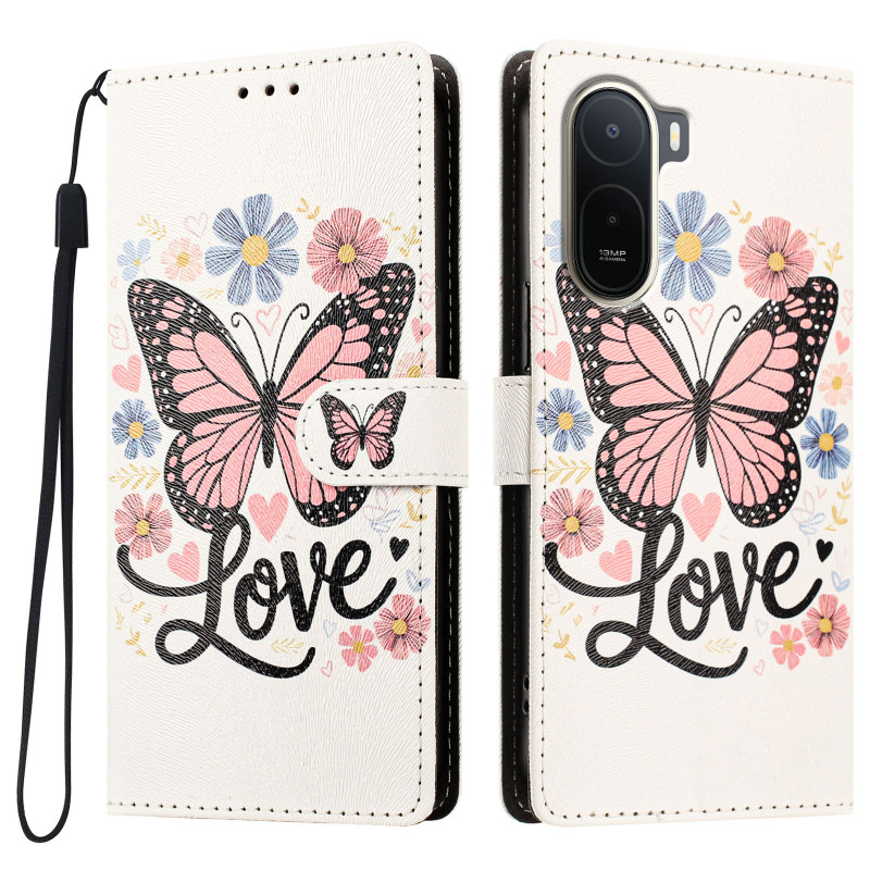 Hoesje voor Xiaomi Redmi 17 Pro / Poco C81 Pro Love Papillons