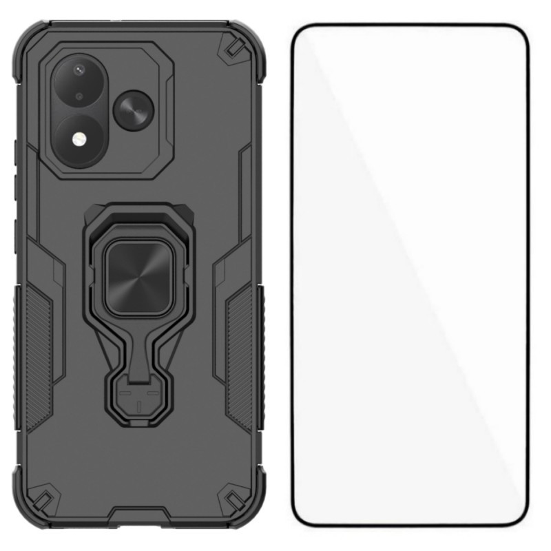 Coque Xiaomi Redmi Note 17 5G / 4G Robuste avec Support et Protecteur Écran