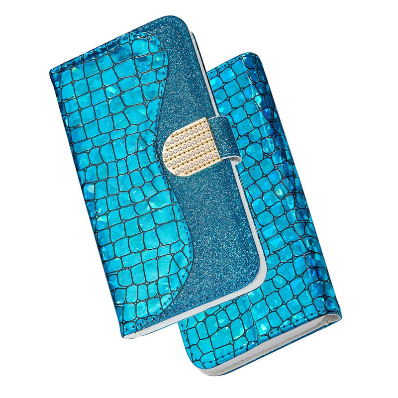 Samsung Galaxy A20e Croco Diamant Hoesje