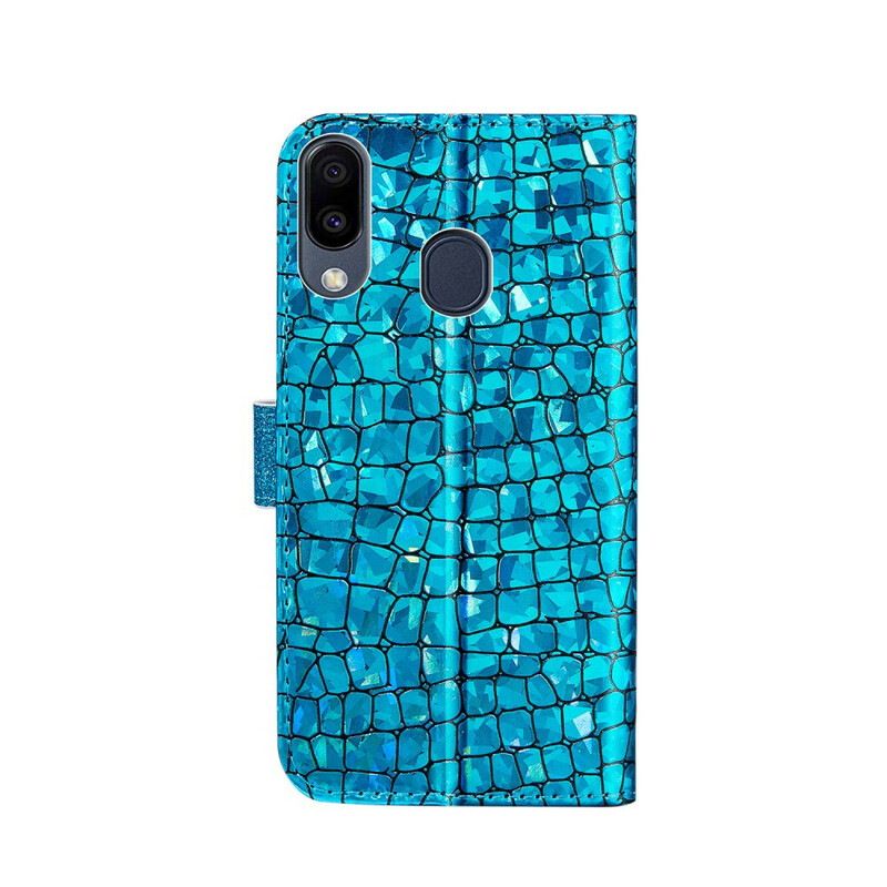 Samsung Galaxy A20e Croco Diamant Hoesje