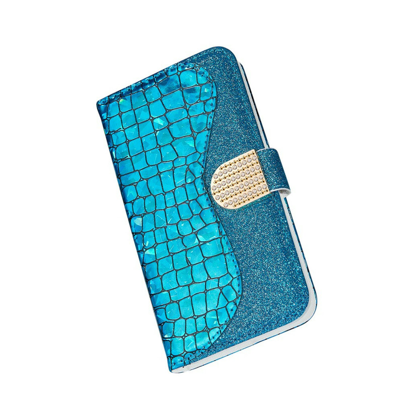 Samsung Galaxy A20e Croco Diamant Hoesje