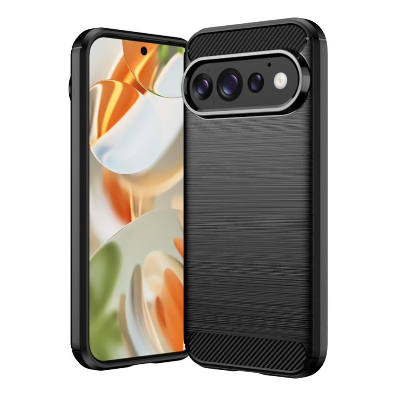 Google Pixel 11 Pro / 11-hoesje van geborsteld koolstofvezel