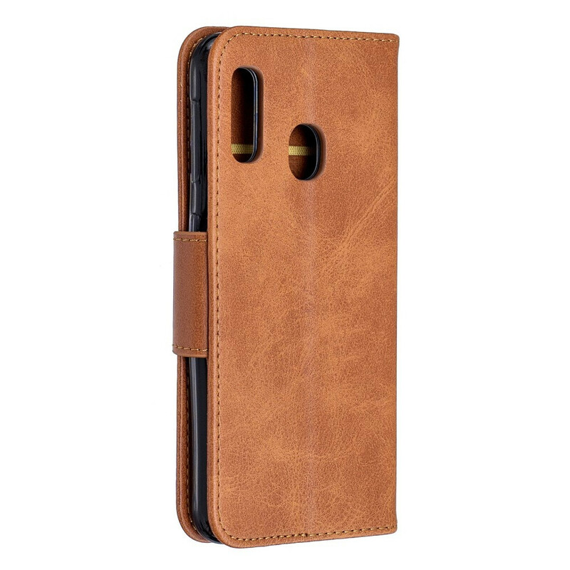 Samsung Galaxy A20e Hoesje Gladde Schuine Klep Samsung Galaxy A20e Hoesje Gladde Schuine Klep