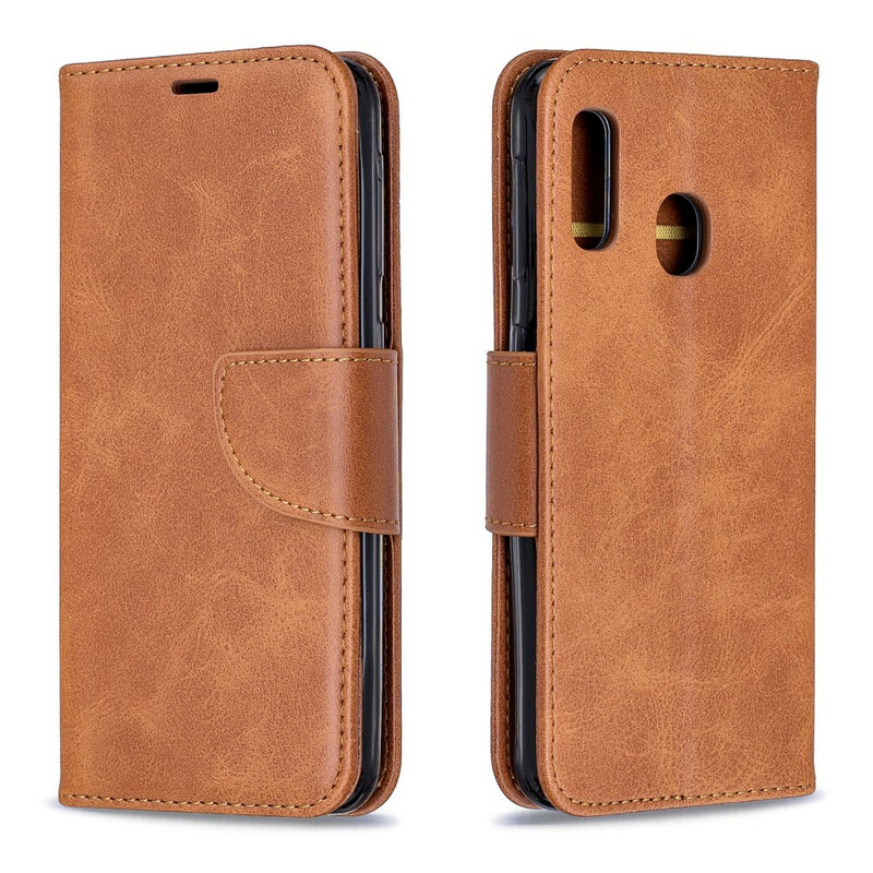 Samsung Galaxy A20e Hoesje Gladde Schuine Klep Samsung Galaxy A20e Hoesje Gladde Schuine Klep