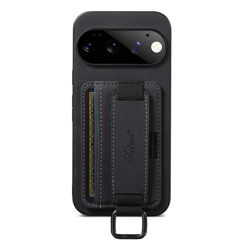 Google Pixel 11-hoesje met kaarthouder en elastische band van SUTENI