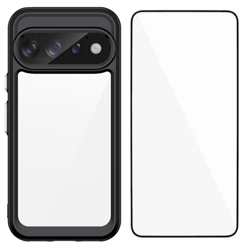 Coque Google Pixel 11Hybride avec Protecteur Écran