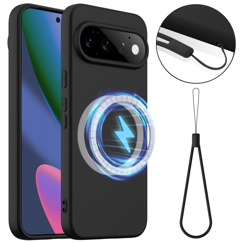 Coque Google Pixel 11 Pro Magnétique Silicone à Lanière