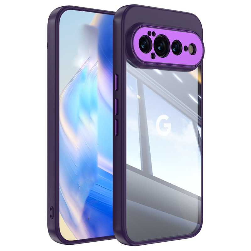 Doorzichtige Google Pixel 11 Pro-hoes met metalen frame